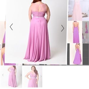 Floor length formal dress